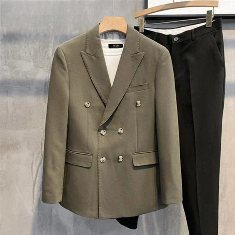 Elegant Cropped Business Blazer for Men – By Ellianto