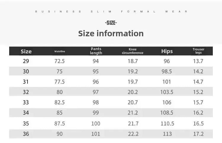 AutumnCasualTrousersMenStraight-LegNarrow-FitHigh-WaistedSlimsBritishStyleSuit Pants BusinessAttire - Ellianto fashion Men's