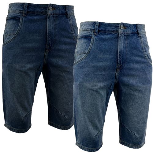 Mens Slim Fit Denim Shorts T_608 - Ellianto fashion Men's