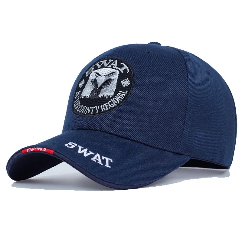 SWAT Army Cap Male Embroidered Eagle Black Baseball Caps Men Gorras Para Hombre Women Snapback Bone Masculino Tactical Cap - Ellianto fashion Men's