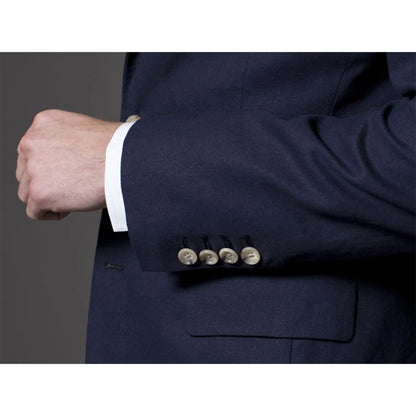 Men Suit Men Tuxedo Custom Made Wedding Suits For Men Tailored Light Navy Blue Mens Suits With Pants Costume Sur Mesure Homme - Ellianto fashion Men's