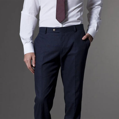 Men Suit Men Tuxedo Custom Made Wedding Suits For Men Tailored Light Navy Blue Mens Suits With Pants Costume Sur Mesure Homme - Ellianto fashion Men's