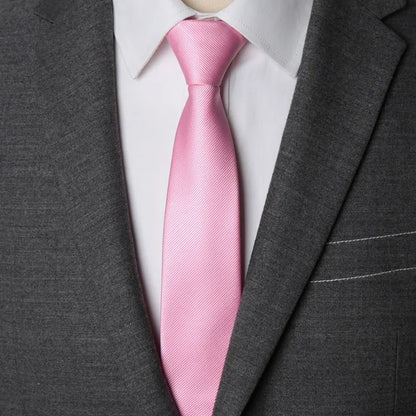 Men Necktie Zipper Lazy Tie Fashion Solid 6cm Ties Business for Man Gravatas Handkerchief Bowtie Mens Wedding Shirt Accessories - Ellianto fashion Men's
