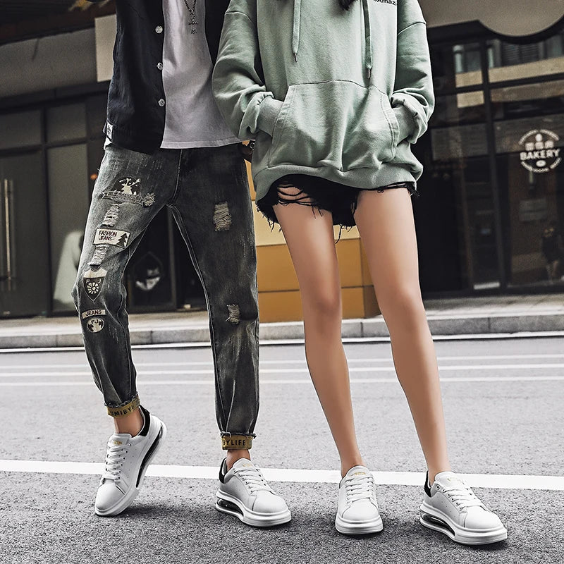 men shoes Sneakers Male tenis Luxury shoes Mens casual Shoes Trainer Race white Shoes fashion loafers running Shoes for men - Ellianto fashion Men's