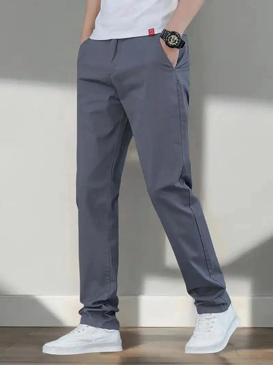 Trendy Thin Loose Large Size Stretch Sports Pants for Men Outerwear Perfect for Summer 2025 - Ellianto fashion Men's