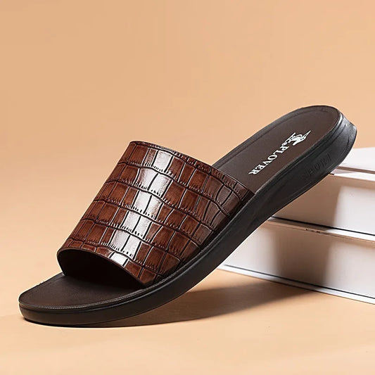 High-Quality Men's Casual Sandals – Comfortable Summer House Slippers and Flip-Flop Slides