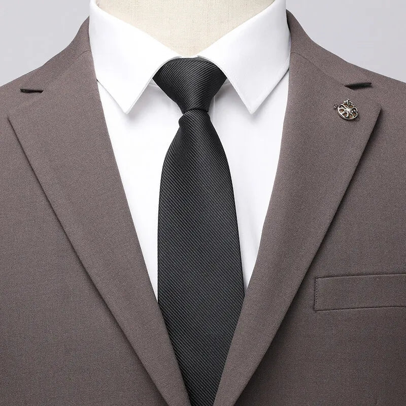 The new men's suit, spring and autumn business casual formal wear, and groom's wedding attire are fashionable and handsome - Ellianto fashion Men's