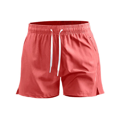 Summer Men's Sport Workout Shorts Quick Dry Athletic Shorts Lightweight Running Shorts with Pockets Gym Beach Pants - Ellianto fashion Men's