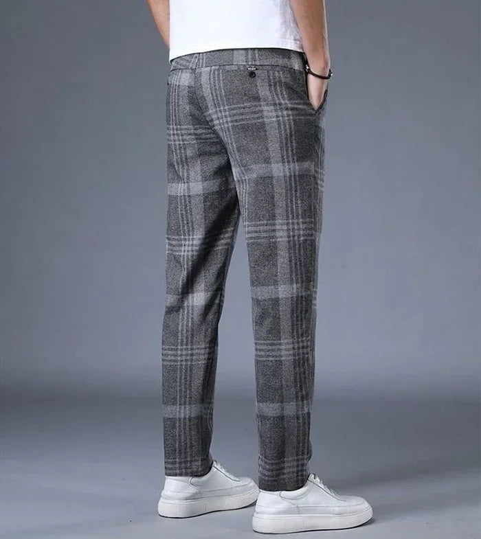 Work Social Tailoring Man Suits Pants Gray Business Trousers for Men Office Summer 2025 New in Chinese Homme Formal High Quality - Ellianto fashion Men's