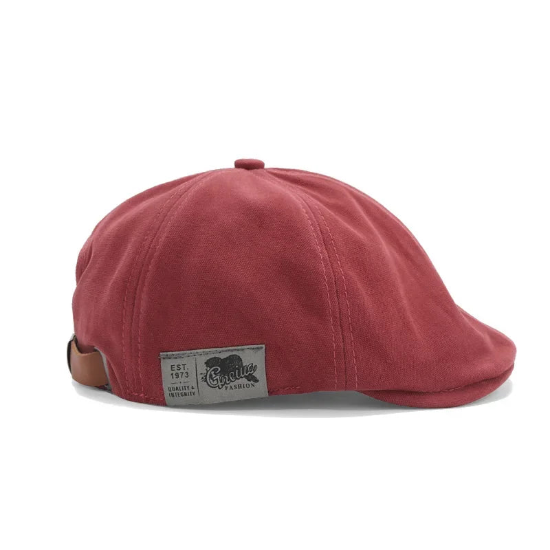 Retro Classic Beret for Men and Women Japanese Street Trend Wearing Duckbill Hats Instead Versatile for Summer and Autumn - Ellianto fashion Men's