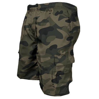Fashion Men's Cargo Shorts Mens Casual Pants Casual Big Pocket Sports Slacks Cargo Panels Trousers Plus Size for Male - Ellianto fashion Men's
