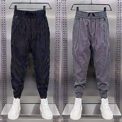 Men's Clothing Sweatshirt Men's Summer Pants Man Running Ice Silk Pants Gym Male Clothes Jogging Sport Joggers Big Size Cargo - Ellianto fashion Men's