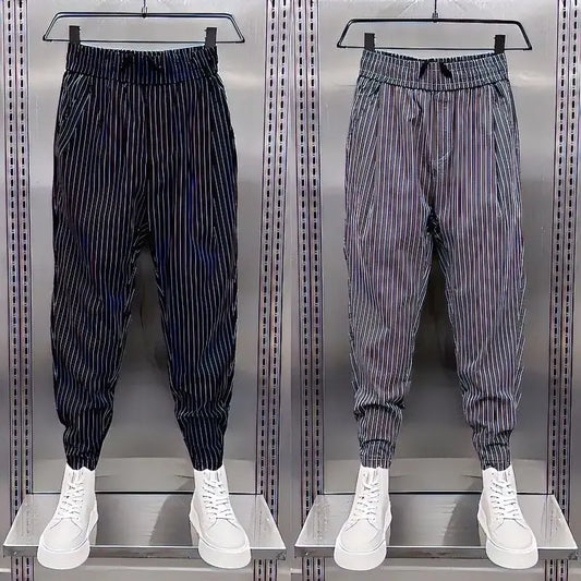Men's Clothing Sweatshirt Men's Summer Pants Man Running Ice Silk Pants Gym Male Clothes Jogging Sport Joggers Big Size Cargo - Ellianto fashion Men's