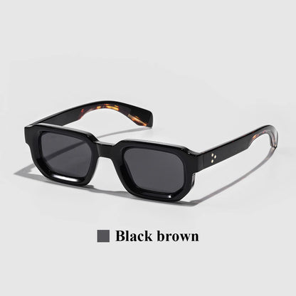 Men’s Vintage Rectangle Sunglasses – Lightweight Retro Style with UV400 Protection for Effortless Luxury and Fashionable Sunwear