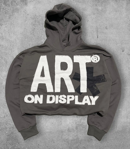 American Retro Fur Collar Flag Printing Oversize Zipper Hoodie Men's and Women's Y2K New Harajuku Hip Hop Goth Casual Sweatshirt