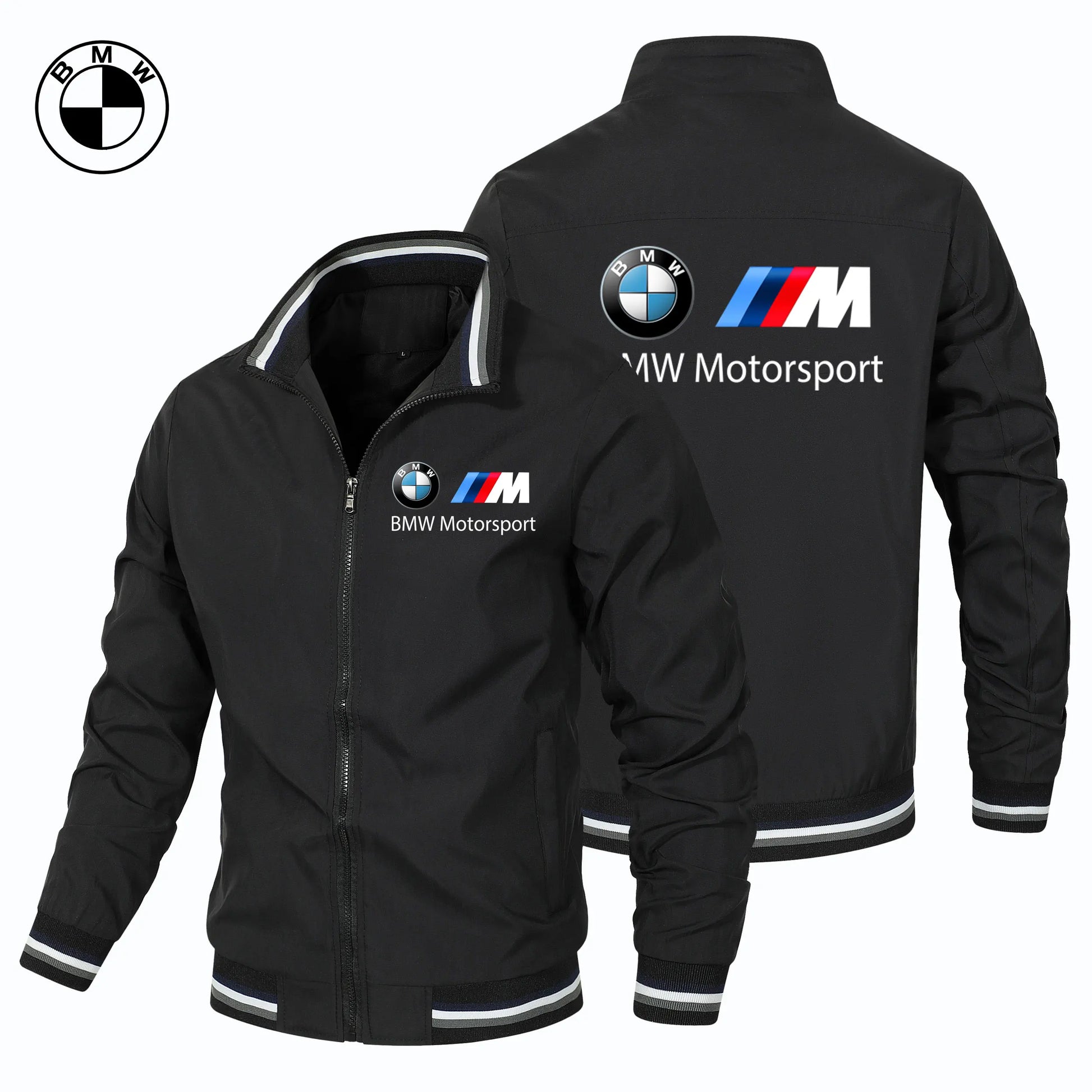 Motorcycle Zipper Top, BMW Thin Jacket, Men's Casual Windproof Jacket, Camping Spring and Autumn Casual Men's Submachine Jacket - Ellianto fashion Men's
