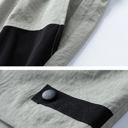 8XL Plus Size Cargo Shorts Men Summer Shorts Fashion Casual Patchwork Short Pants Elastic Waist Male Big Size - Ellianto fashion Men's