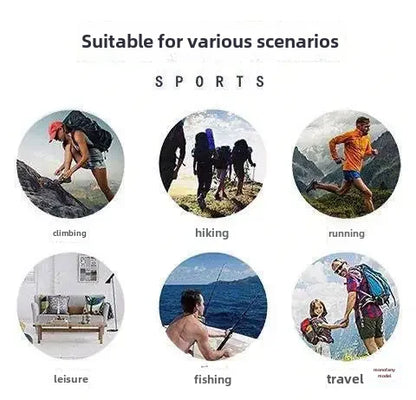 2025 Summer New Men's Round Neck Short Sleeve Casual Loose-fit Quick Dry Breathable Sports Suit - Ellianto fashion Men's