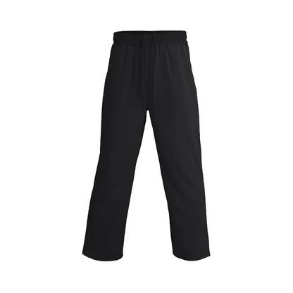 Men's Summer Casual Pure Color Cotton Linen Straight Leg Pants Loose Wrinkle Comfortable Loose Fit Trousers for Men - Ellianto fashion Men's