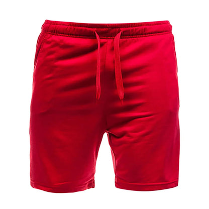 2025 Men's Shorts Solid Color Casual Shorts Loose Beach Shorts Street Fashion Breathable Thin Style - Ellianto fashion Men's