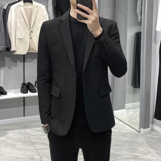 Elegant Cropped Business Blazer for Men – By Ellianto - Ellianto fashion Men's