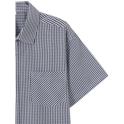 Trendy Men's Summer Casual Striped Shirt Fashion Breathable Skin-friendly Short Sleeve Turn-down Collar Men's Shirt - Ellianto fashion Men's