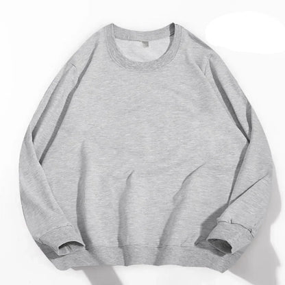 Thick Cotton Pullover Sweatshirt – Japanese-Inspired Comfort and Effortless Style for the Modern Gentleman