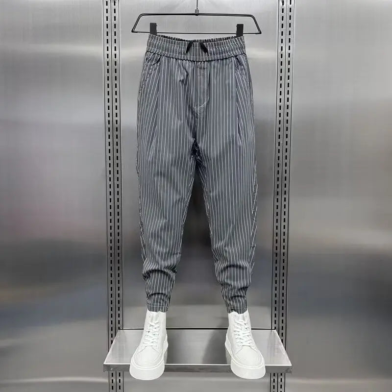 Men's Clothing Sweatshirt Men's Summer Pants Man Running Ice Silk Pants Gym Male Clothes Jogging Sport Joggers Big Size Cargo - Ellianto fashion Men's