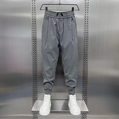 Men's Clothing Sweatshirt Men's Summer Pants Man Running Ice Silk Pants Gym Male Clothes Jogging Sport Joggers Big Size Cargo - Ellianto fashion Men's