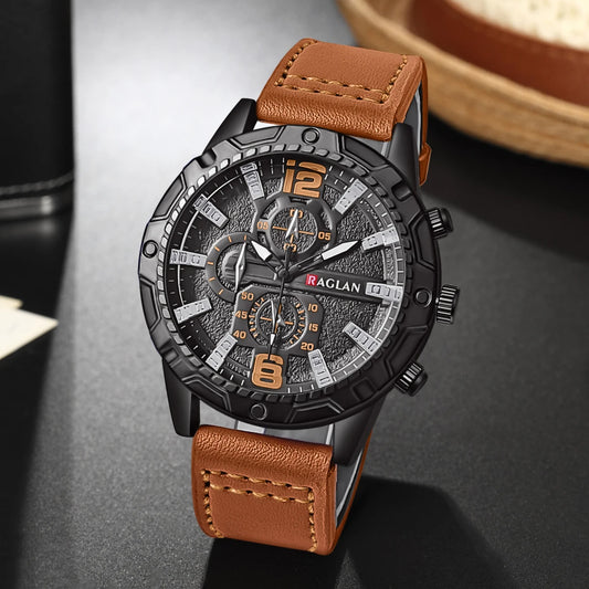 Top Brand Watch For Men Fashion Watches Leather Strap Clock Man Wristwatch Gift Relogio Masculino Reloj Hombres - Ellianto fashion Men's