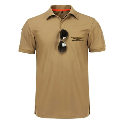 Men Polo Short Sleeve POLOS Sports Fitness Shirts T-Shirt Mesh Tshirt Goldwing GL1800 Japan Motocycles Lapel Tops Tee POLOS - Ellianto fashion Men's