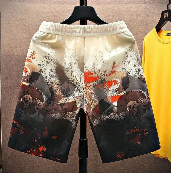 2025 Shorts for Men Sweat Black Sports Beach Man Short Pants Hiphop Joggers Board Stylish Thin Novelty in New Pant 2025 Xl Dry Fit - Ellianto fashion Men's