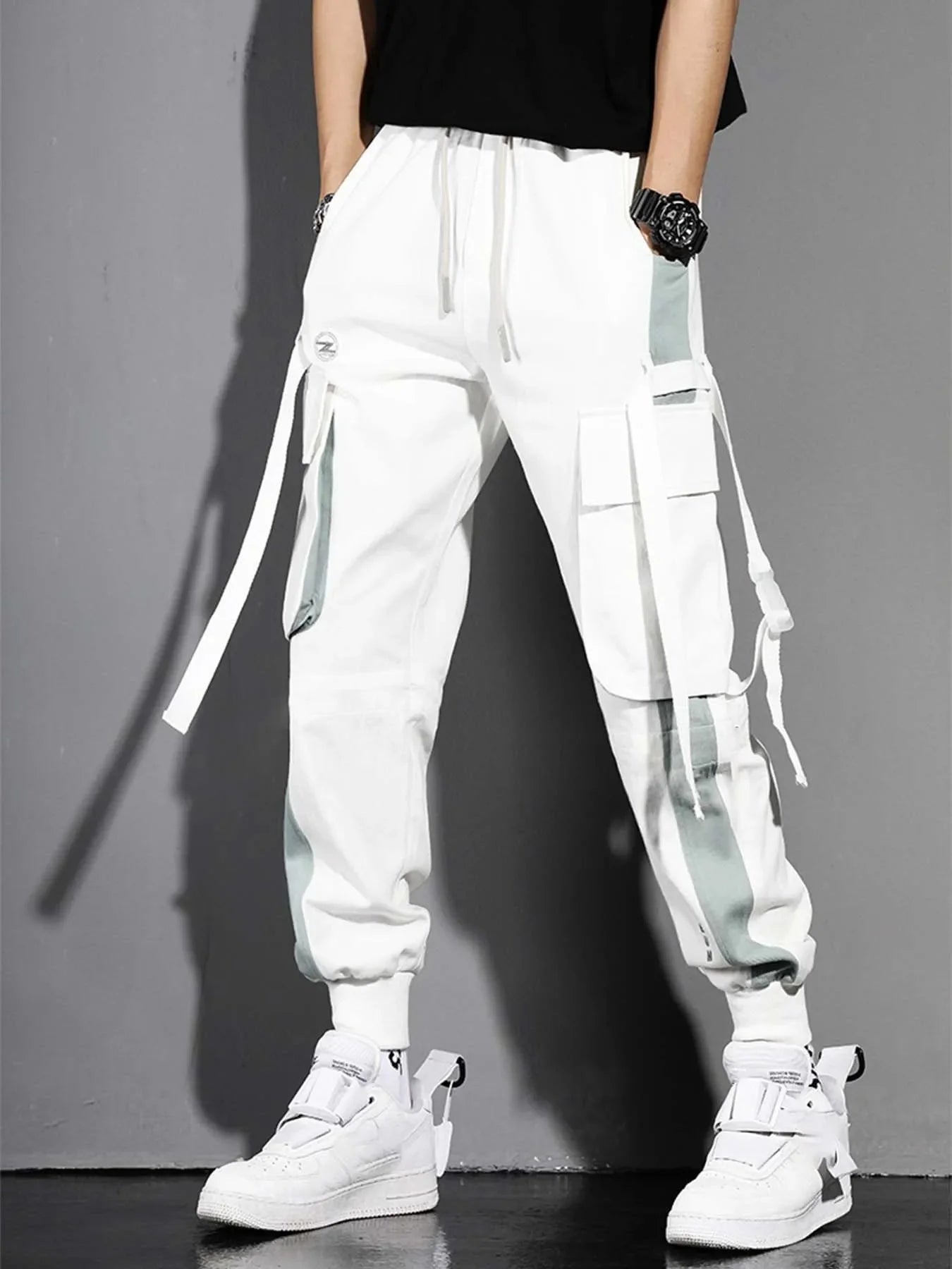 Men's Summer Thin Short Sleeve Casual Trousers Sport Suit Loose Fit Half Sleeve Tee Shirt One Set Chinese Mainland Origin - Ellianto fashion Men's
