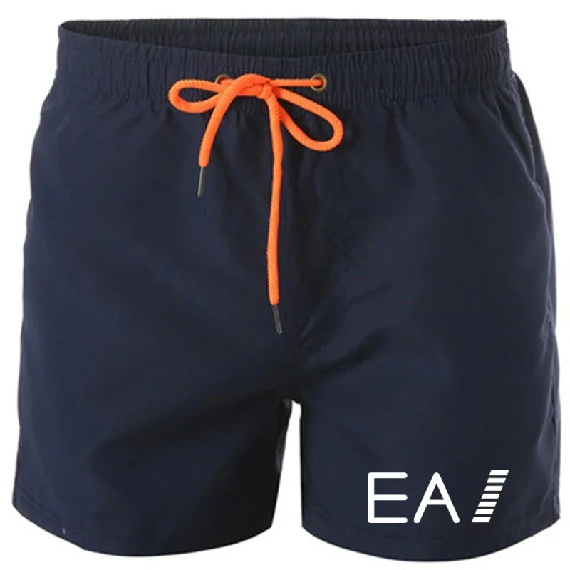 Set 2025 Summer men's swimwear and shorts brand swimwear, sexy swimwear, low-waist breathable swimwear, beach surfing swimming trunk - Ellianto fashion Men's