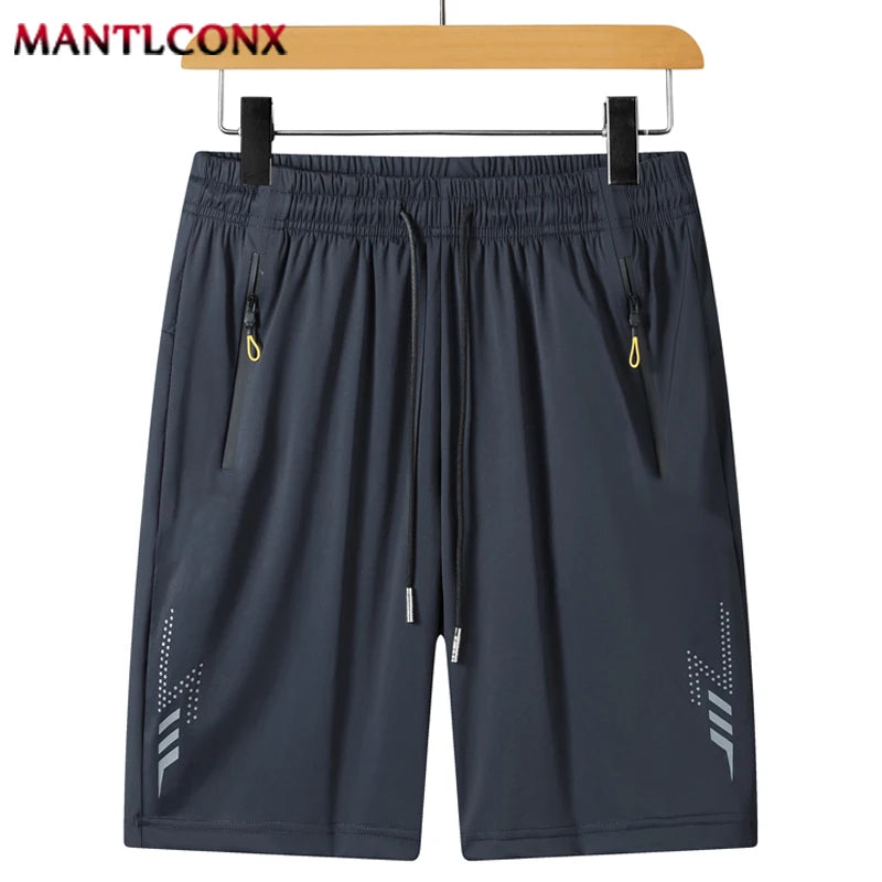 3XL Quick Dry Jogging Fitness Shorts Men Summer Sports Bottoms Thin Breathable Beach Short Pants Male Running Shorts Lightweight - Ellianto fashion Men's