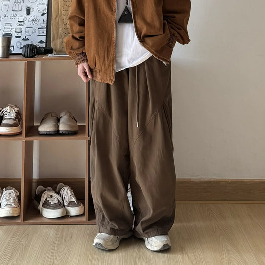 Japanese Vintage Work Pants – Loose-Fit, Wide-Leg Comfort and Effortless Style for the Modern Gentleman