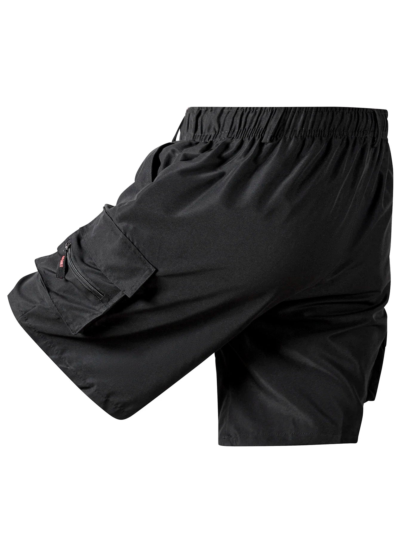 Men's Loose Cargo Shorts Multiple Pockets Sports - Inspired Casual Style Summer Running Half Pants for Outdoor Beach Fun - Ellianto fashion Men's