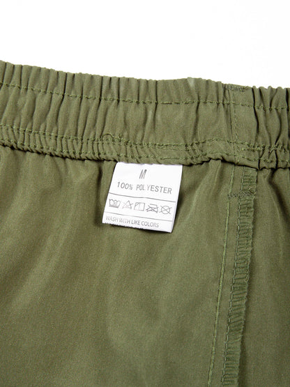 Men's Shorts Loose Large Size Multi-Pocket Overalls Summer Comfortable Elastic Waist Pants Outdoor Casual Sports Beach Pants - Ellianto fashion Men's
