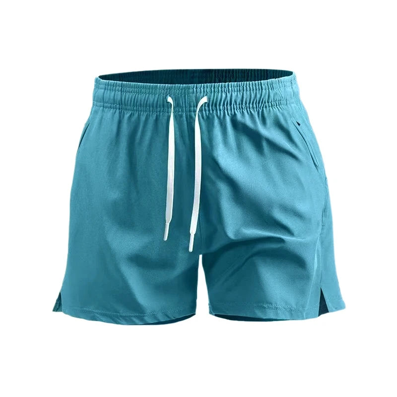Summer Men's Sport Workout Shorts Quick Dry Athletic Shorts Lightweight Running Shorts with Pockets Gym Beach Pants - Ellianto fashion Men's