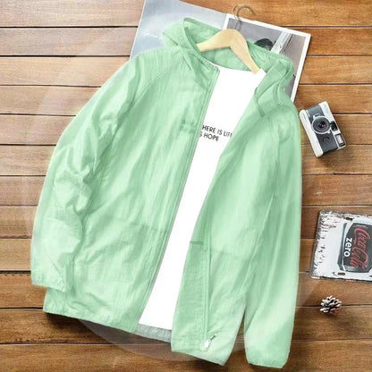 Sunscreen clothing for men breathable sports summer UV resistant outdoor fishing suit - Ellianto fashion Men's