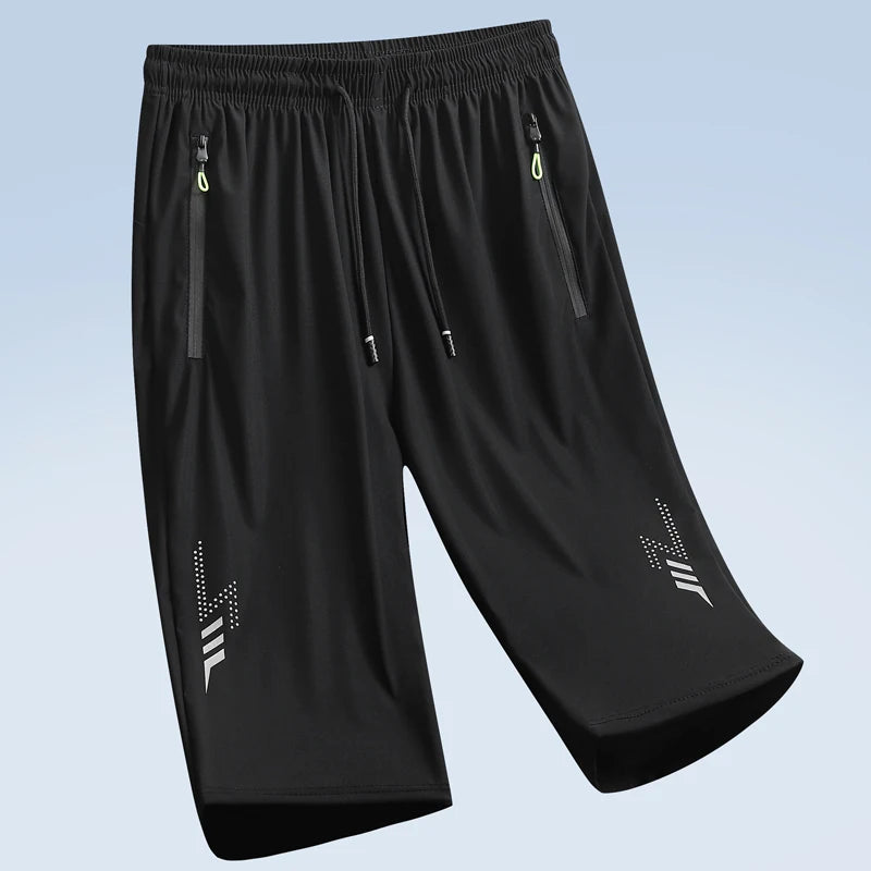 3XL Quick Dry Jogging Fitness Shorts Men Summer Sports Bottoms Thin Breathable Beach Short Pants Male Running Shorts Lightweight - Ellianto fashion Men's