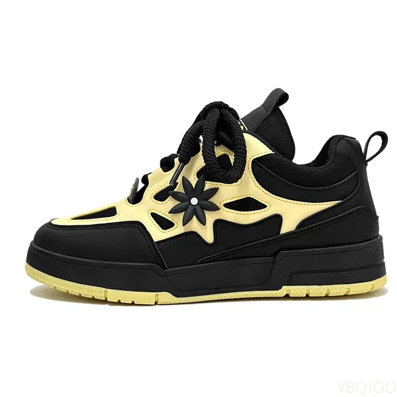 Men Platform Vulcanized Shoes New Fashion Increased Thick Sole Breathable Casual Wear Resistant Casual Sports Shoes for Men - Ellianto fashion Men's