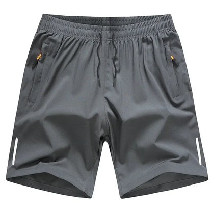 Summer Men Shorts Ice Silk Running Gym Sport Shorts Quick Dry Breathable Beach Short Pant Fitness Jogging Cool Casual Sportswear 2025 - Ellianto fashion Men's