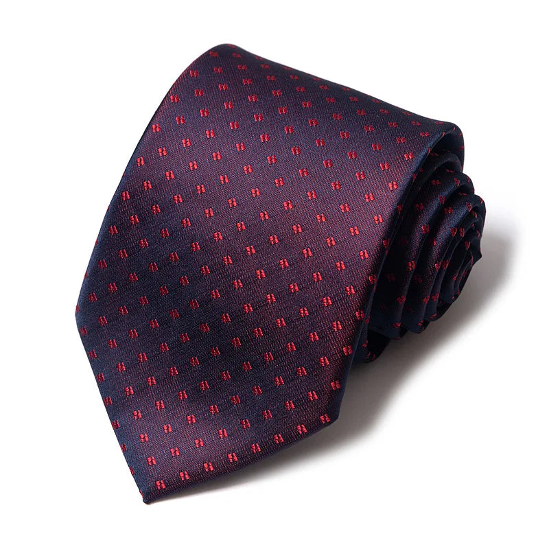 High-quality Wedding Ties For Men Fashion New Style Blue Strip Print Neckties Daily Office Apparel Accessories Gift For Man - Ellianto fashion Men's