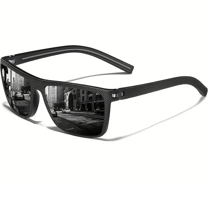 Square Polarized Sunglasses for Men and Women Lightweight Frame Sun Glasses with UV Protection - Ellianto fashion Men's