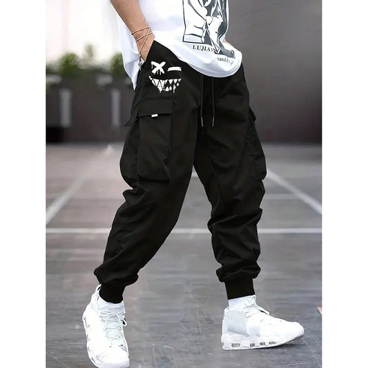 Fashionable High-Waisted Wide-Leg Casual Pants For Men New Summer Parachute Pants Versatile Sporty Trousers Ins Trendy - Ellianto fashion Men's