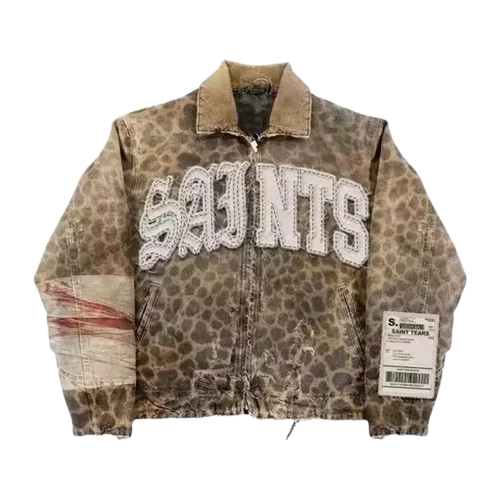 Streetwear Vintage Camouflage Jacket Y2K Clothes Men Women Hip Hop Alphabet Patch Embroidery Oversized Jackets Casual Rock Coats - Ellianto fashion Men's
