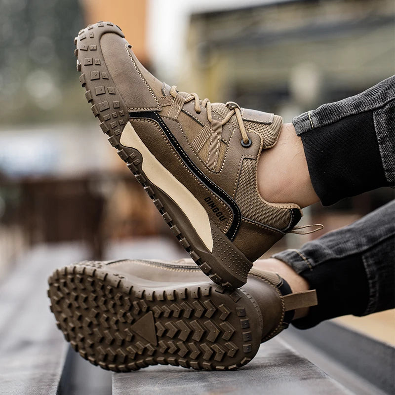 Male Safety Shoes Work Sneakers Indestructible Work Safety Boots Adjustable Men Steel Toe Shoes Sport Safty Shoes Dropshipping - Ellianto fashion Men's
