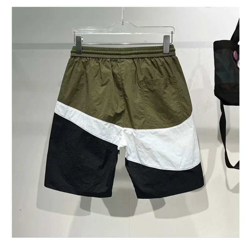 Nike Black Navy Fashion Cool Breathable Men Spring Summer Quick Drying Casual Short Pants Exercise Shorts Male Streetwear - Ellianto fashion Men's