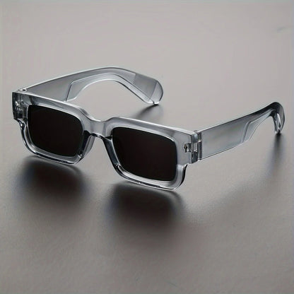 Rectangular Fashionable Glasses Suitable for Climbing Fishing Leisure Sports Decorative Outdoor Parties Travel, Driving, Glasses - Ellianto fashion Men's